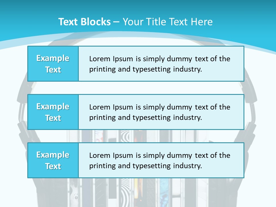 Optical Equipment Group PowerPoint Template