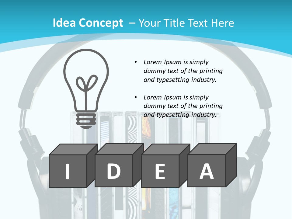 Optical Equipment Group PowerPoint Template