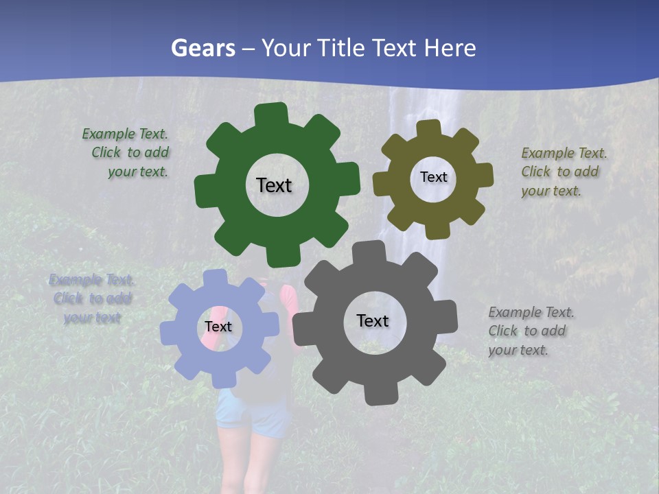 Forest Fitness Lush PowerPoint Template