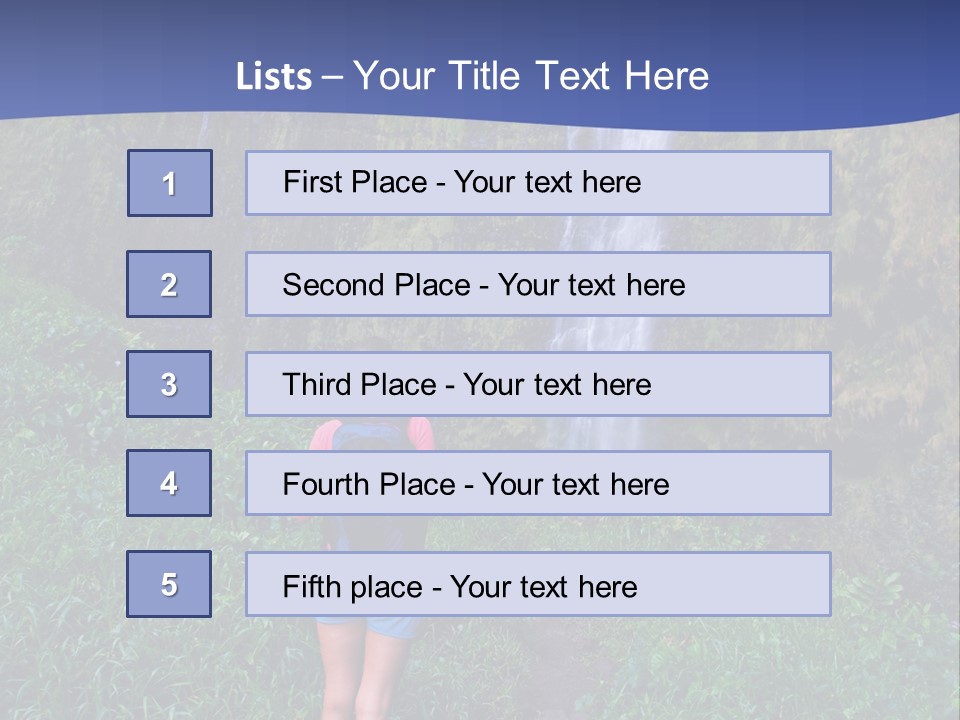 Forest Fitness Lush PowerPoint Template