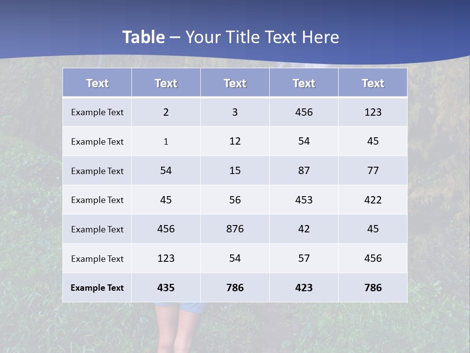 Forest Fitness Lush PowerPoint Template