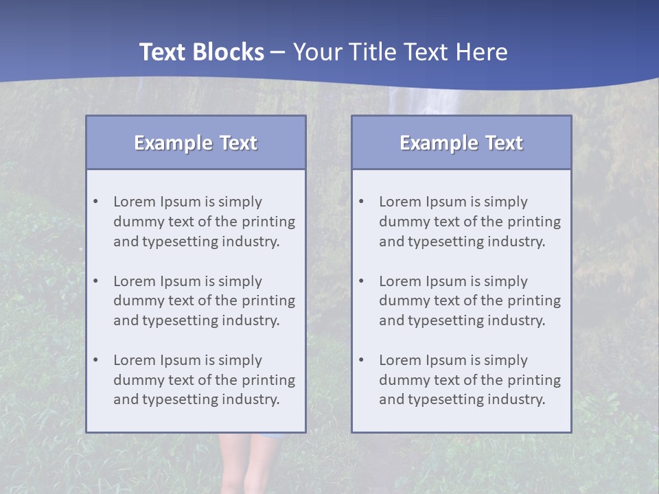 Forest Fitness Lush PowerPoint Template