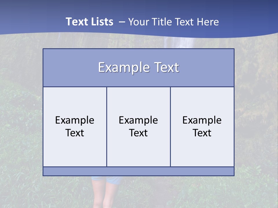 Forest Fitness Lush PowerPoint Template