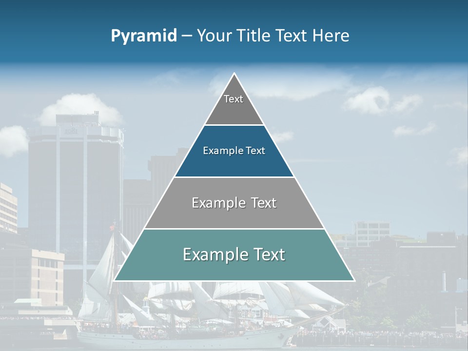 District Skyline Economy PowerPoint Template