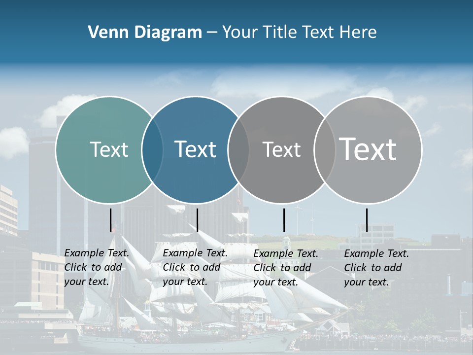 District Skyline Economy PowerPoint Template