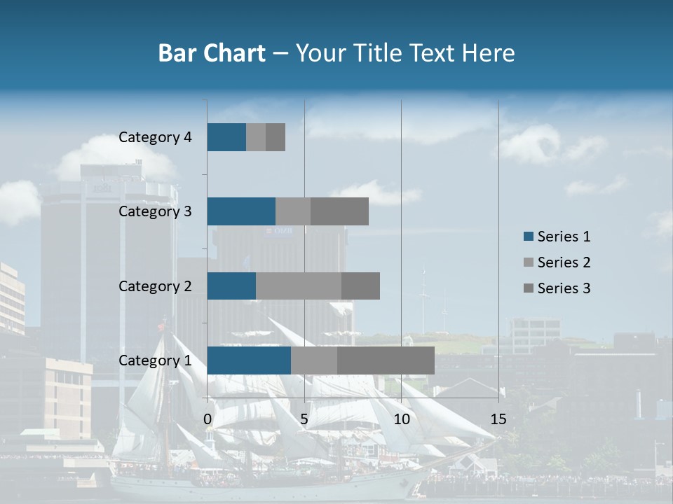 District Skyline Economy PowerPoint Template