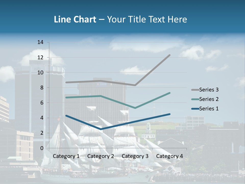 District Skyline Economy PowerPoint Template