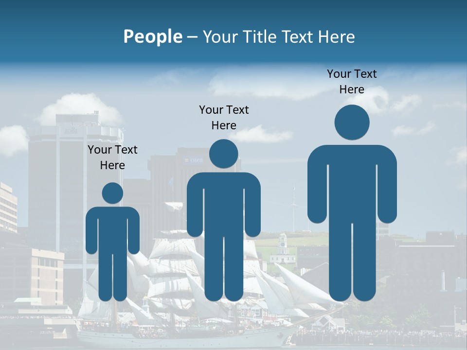 District Skyline Economy PowerPoint Template