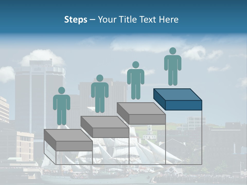 District Skyline Economy PowerPoint Template