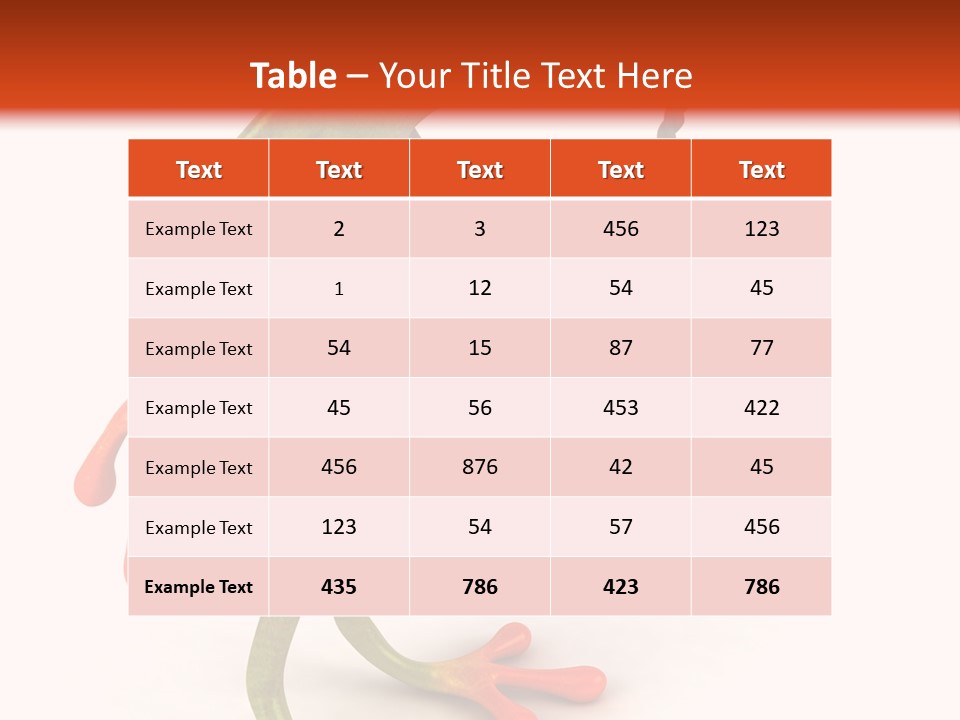 A Frog Holding A Potted Plant On A White And Orange Background PowerPoint Template