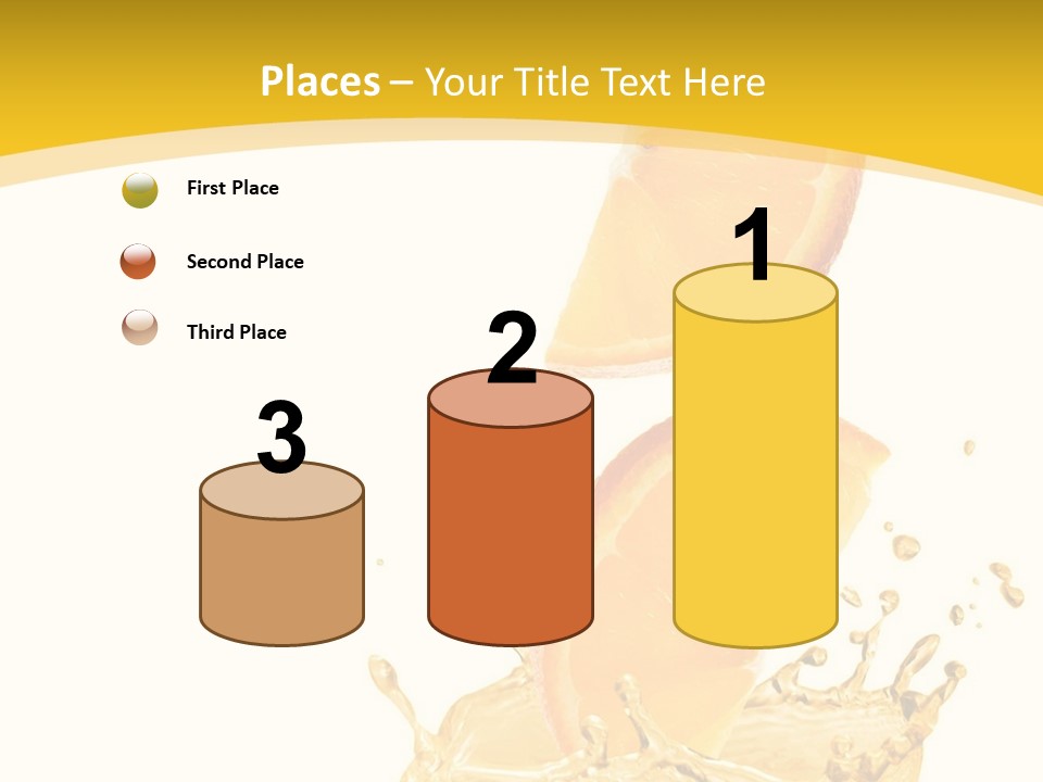Taste Lemonade Rind PowerPoint Template