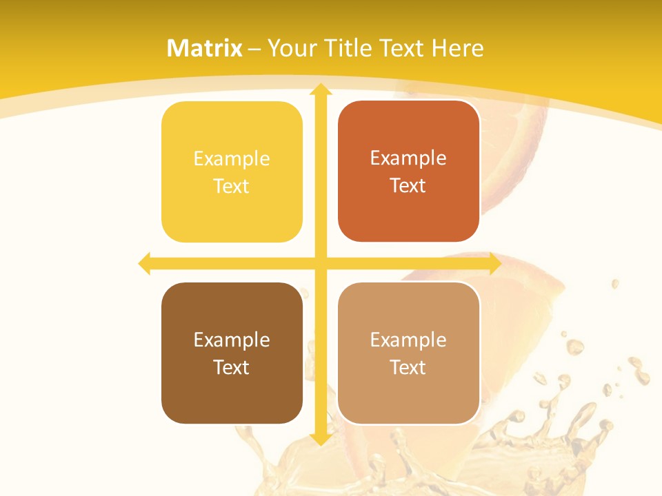 Taste Lemonade Rind PowerPoint Template