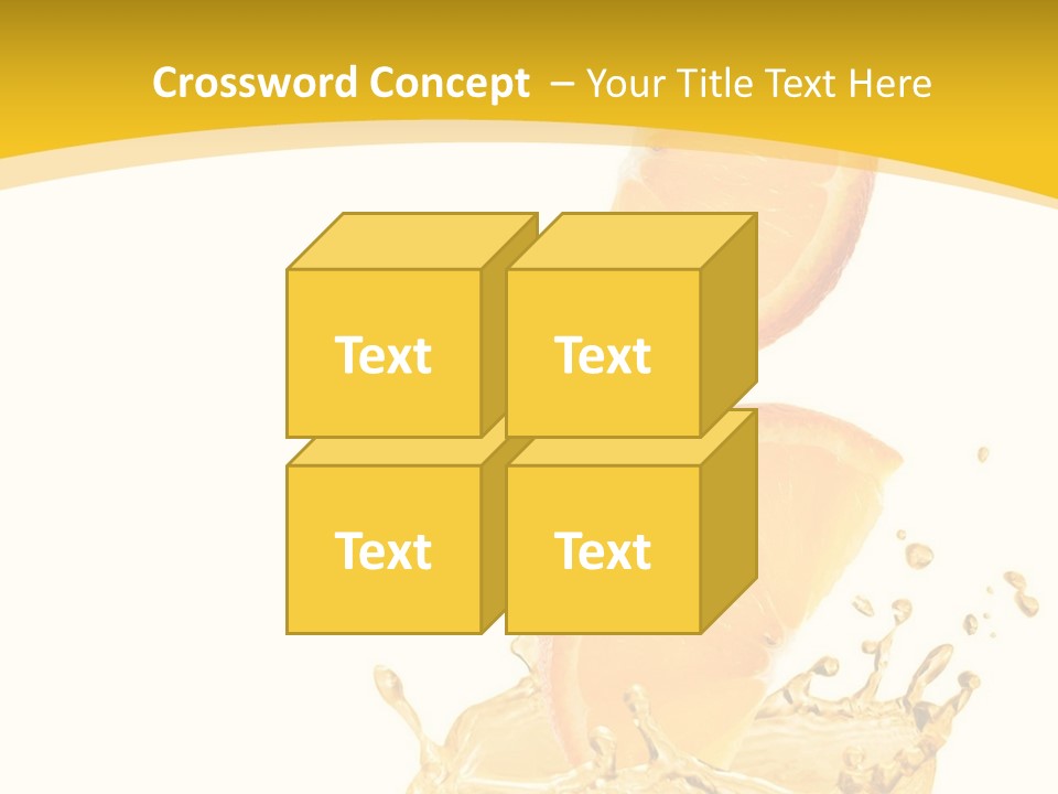 Taste Lemonade Rind PowerPoint Template