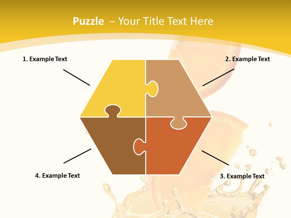 Taste Lemonade Rind PowerPoint Template