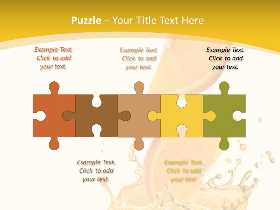 Taste Lemonade Rind PowerPoint Template