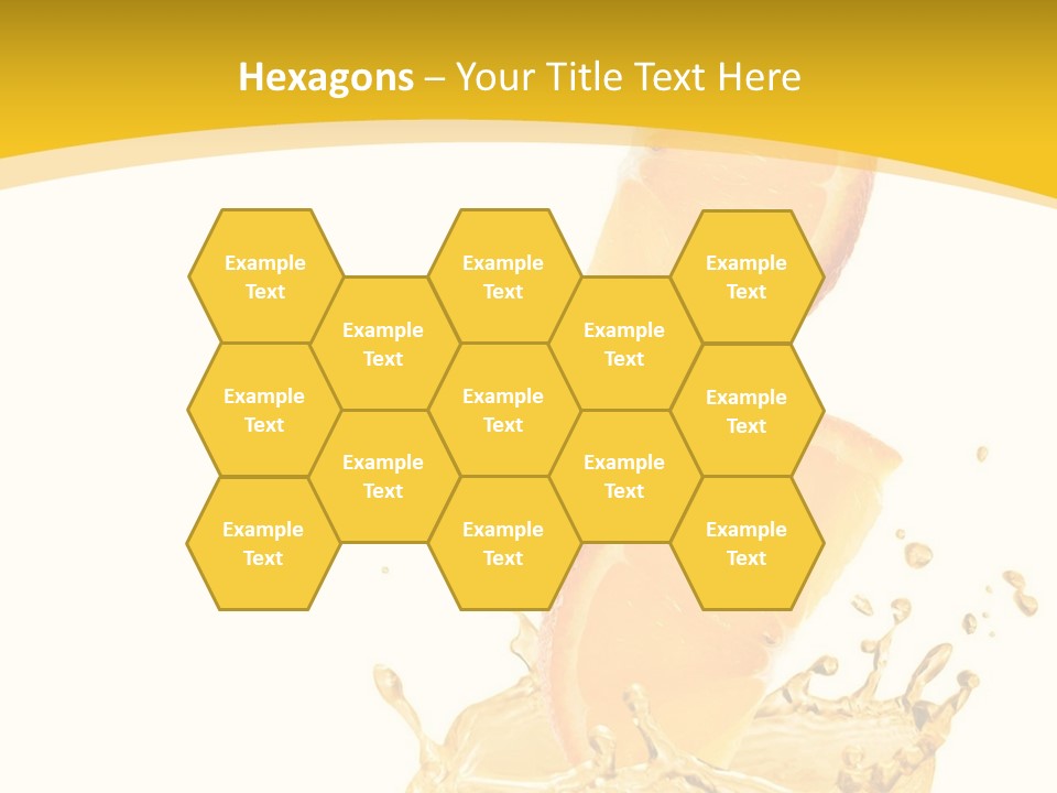 Taste Lemonade Rind PowerPoint Template