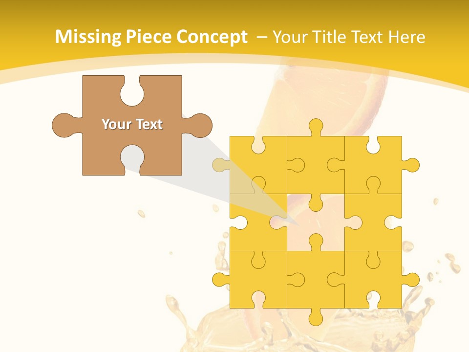 Taste Lemonade Rind PowerPoint Template