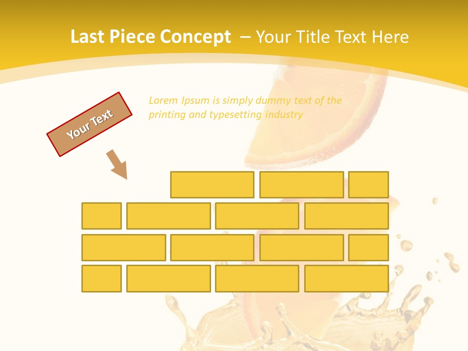 Taste Lemonade Rind PowerPoint Template