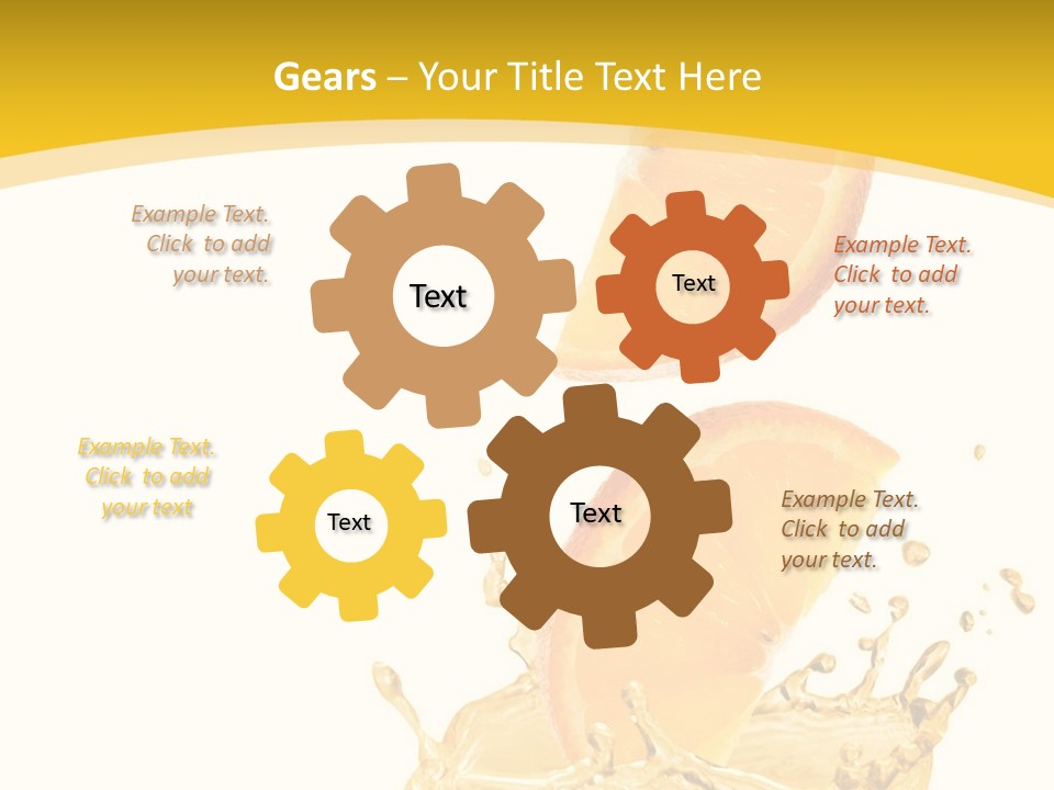 Taste Lemonade Rind PowerPoint Template