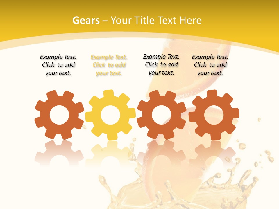 Taste Lemonade Rind PowerPoint Template