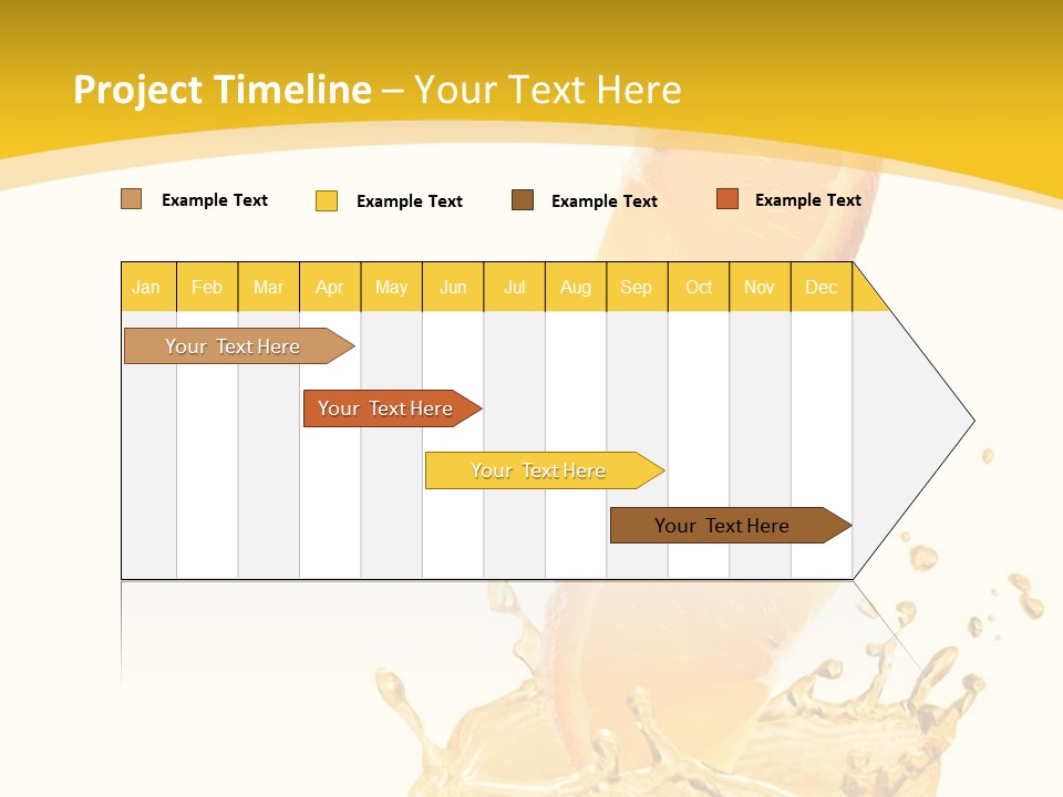 Taste Lemonade Rind PowerPoint Template