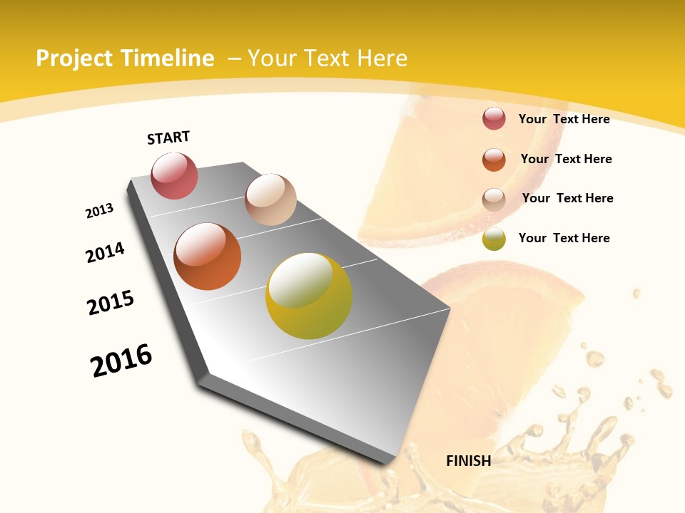 Taste Lemonade Rind PowerPoint Template