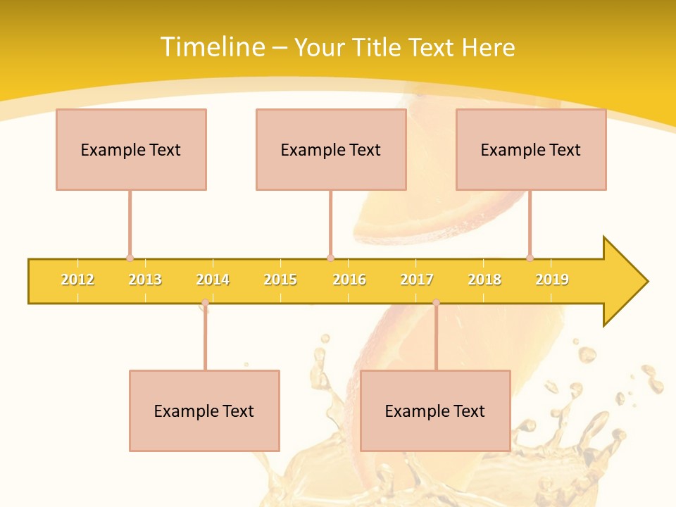 Taste Lemonade Rind PowerPoint Template