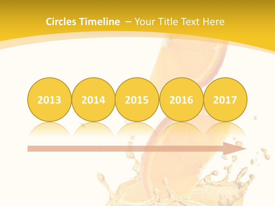 Taste Lemonade Rind PowerPoint Template