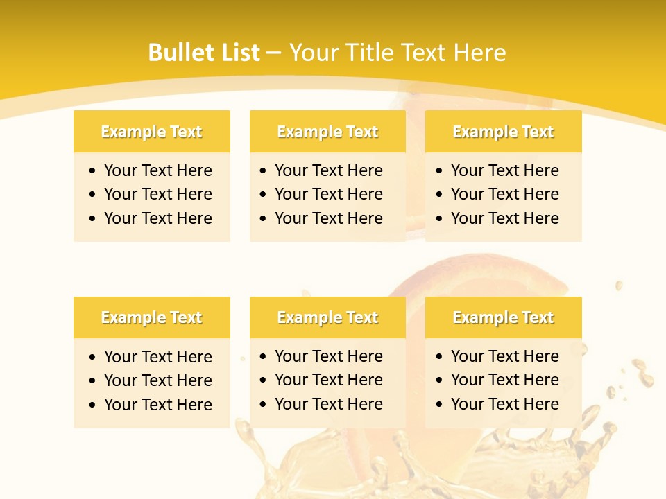 Taste Lemonade Rind PowerPoint Template