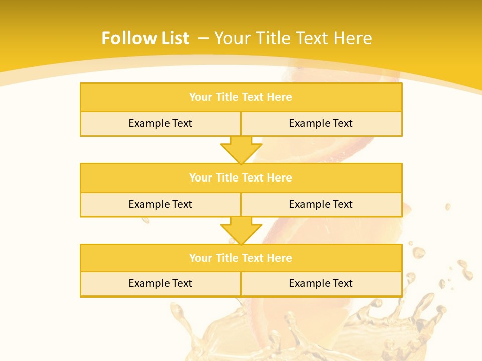 Taste Lemonade Rind PowerPoint Template