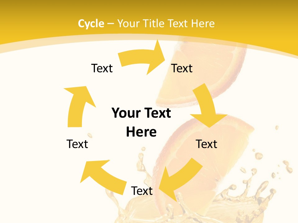 Taste Lemonade Rind PowerPoint Template