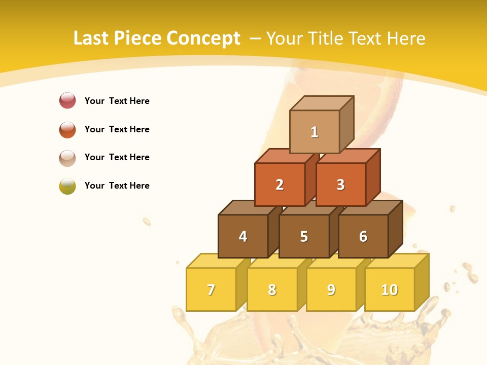 Taste Lemonade Rind PowerPoint Template