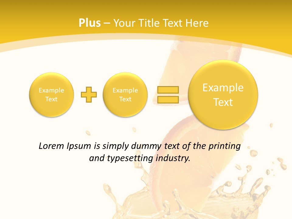 Taste Lemonade Rind PowerPoint Template