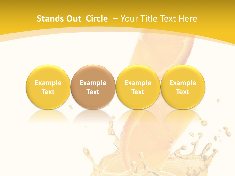 Taste Lemonade Rind PowerPoint Template