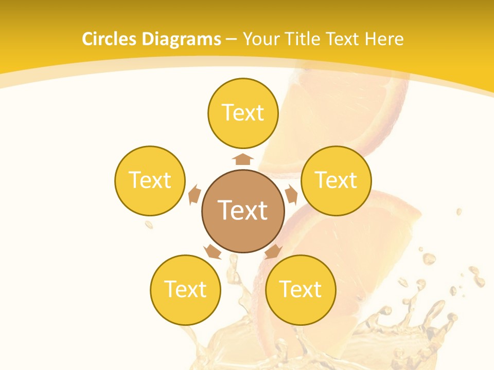 Taste Lemonade Rind PowerPoint Template