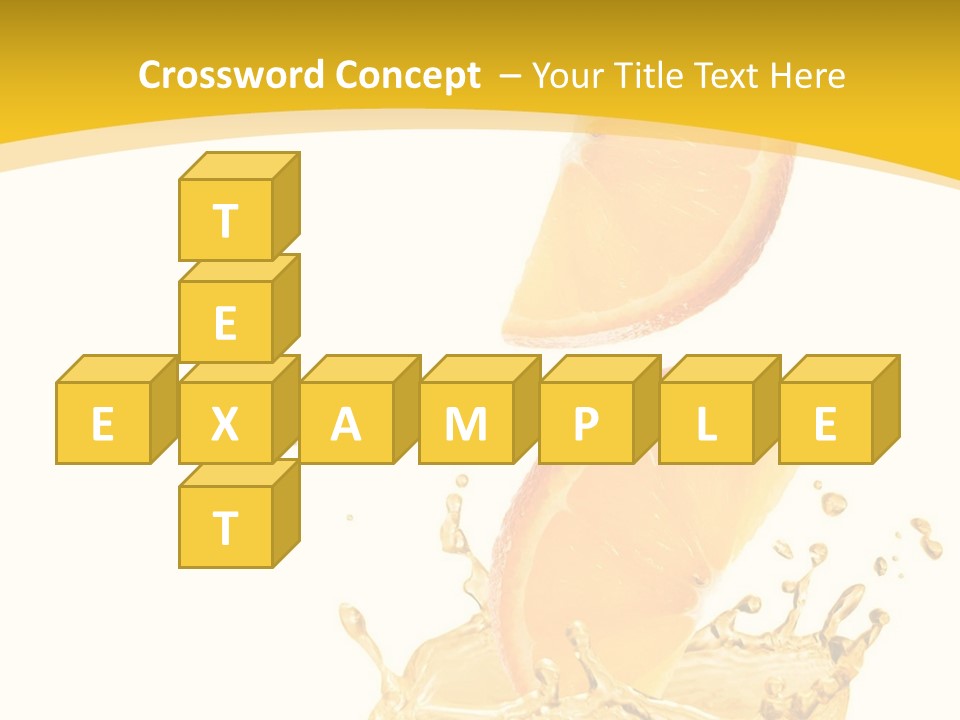 Taste Lemonade Rind PowerPoint Template