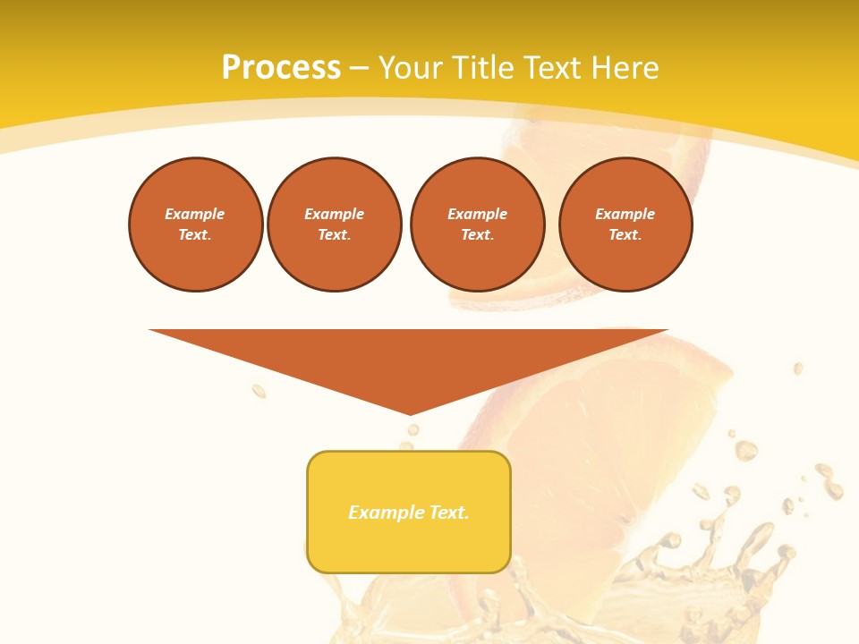 Taste Lemonade Rind PowerPoint Template