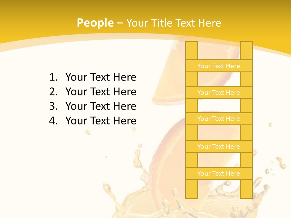 Taste Lemonade Rind PowerPoint Template