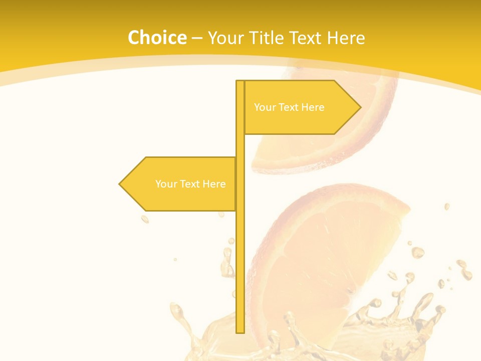 Taste Lemonade Rind PowerPoint Template