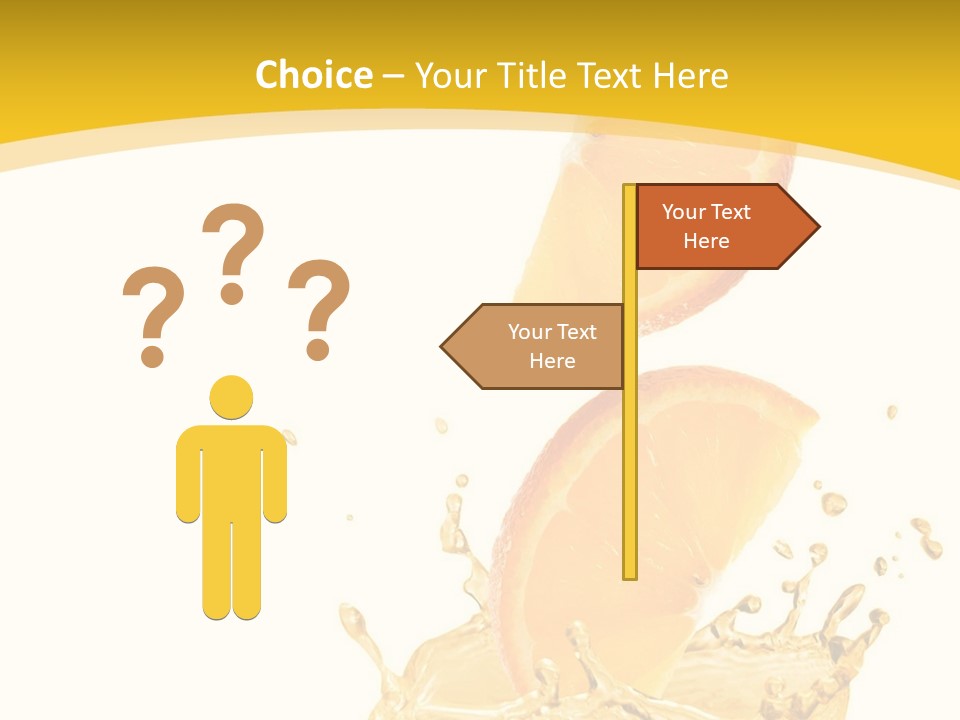 Taste Lemonade Rind PowerPoint Template