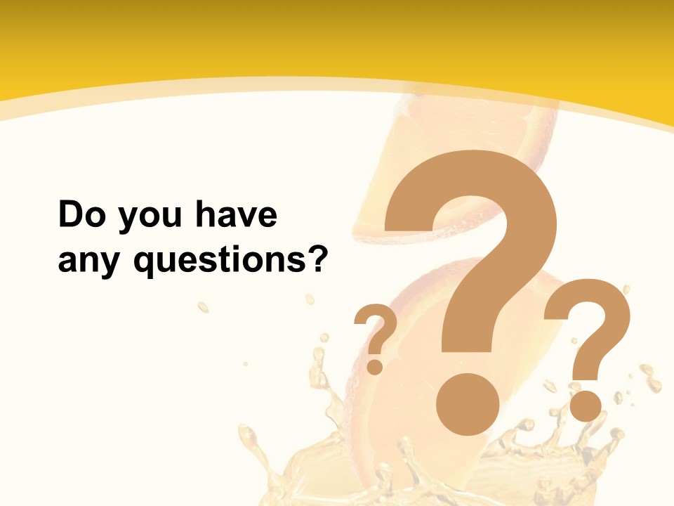 Taste Lemonade Rind PowerPoint Template