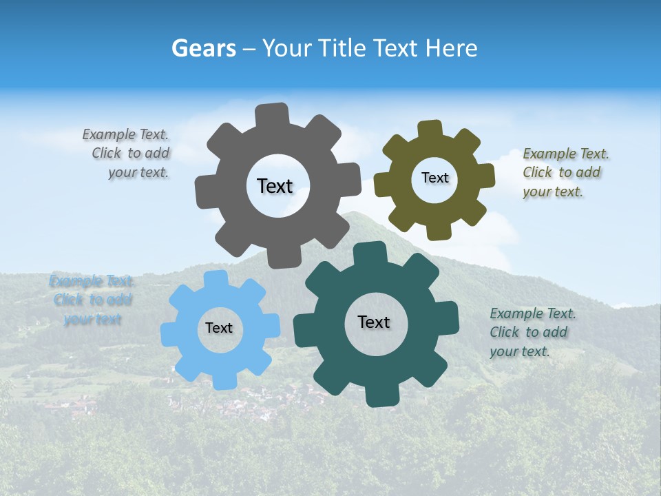 Machinery Work Earth PowerPoint Template