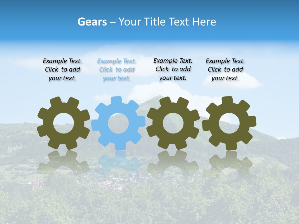 Machinery Work Earth PowerPoint Template