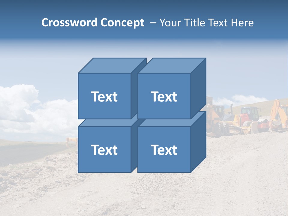 Machinery Work Earth PowerPoint Template
