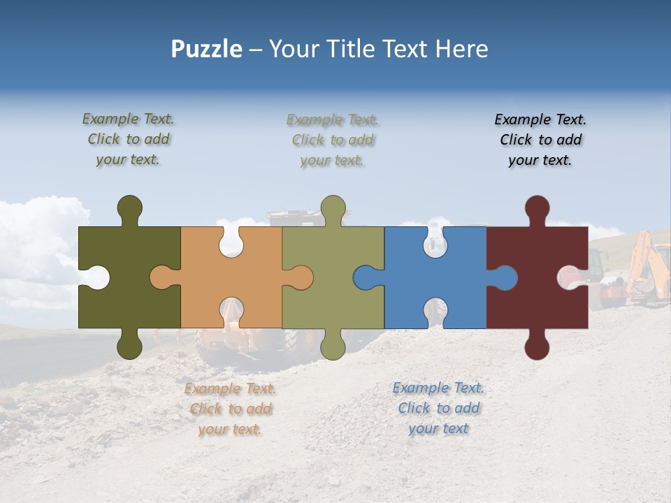 Machinery Work Earth PowerPoint Template