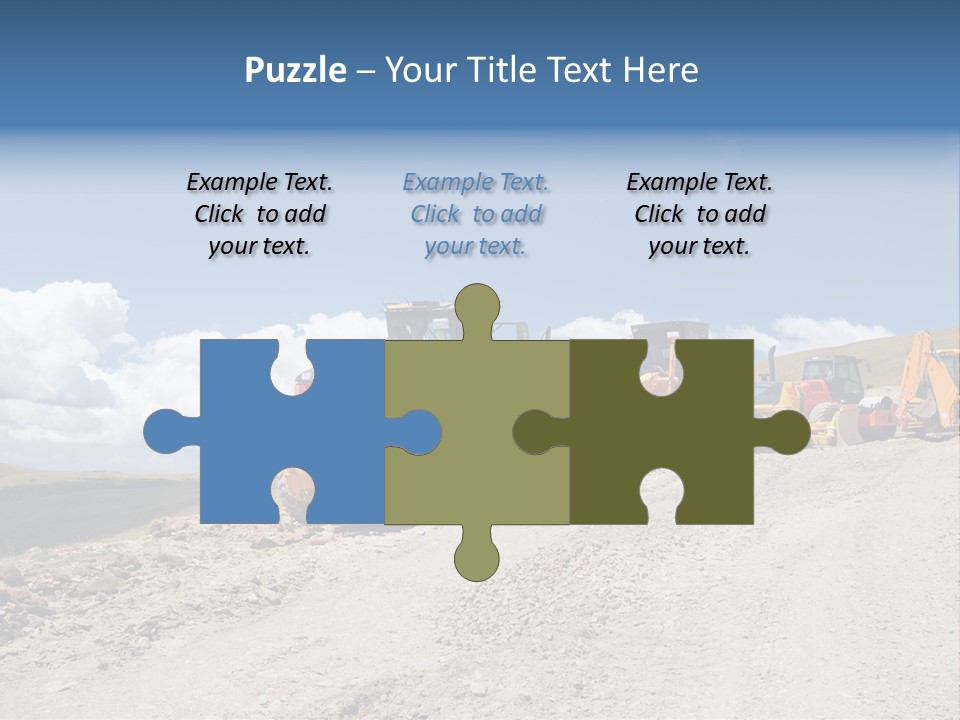 Machinery Work Earth PowerPoint Template