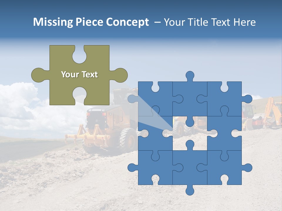 Machinery Work Earth PowerPoint Template