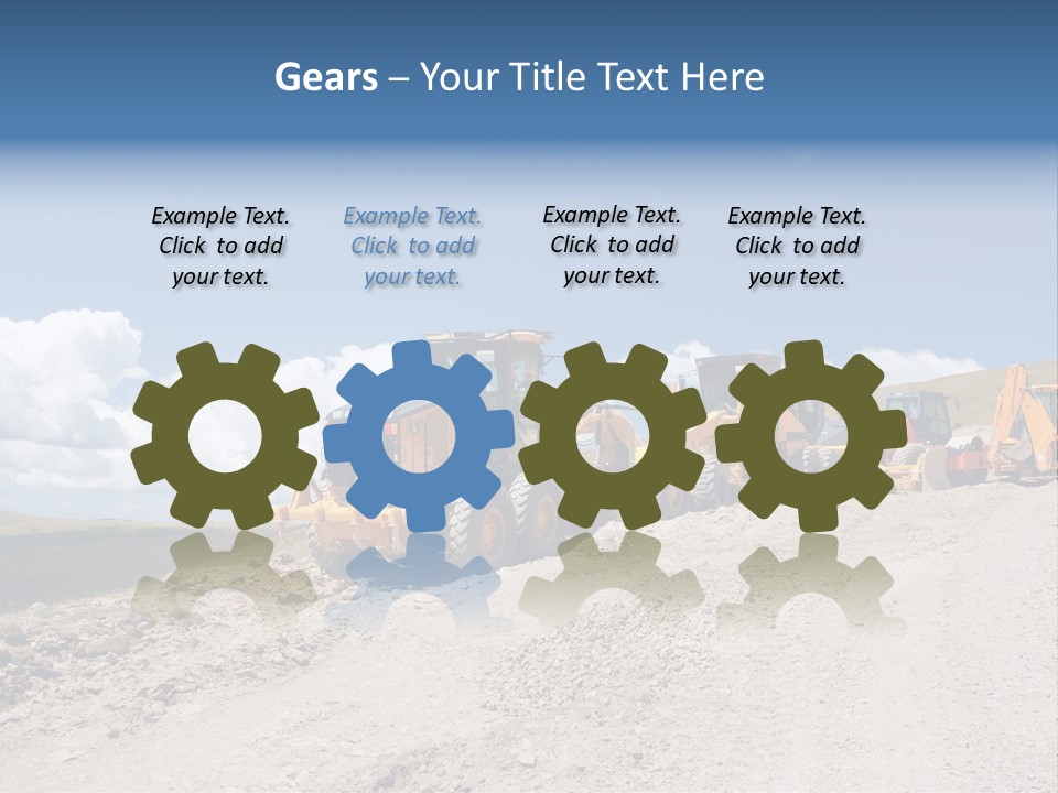 Machinery Work Earth PowerPoint Template