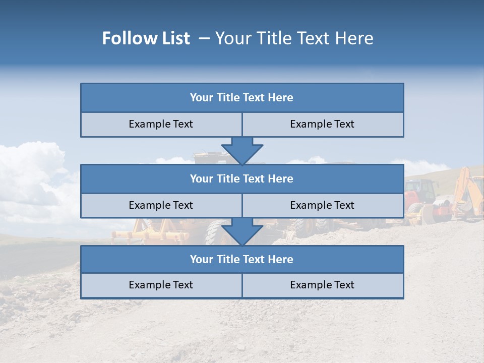 Machinery Work Earth PowerPoint Template
