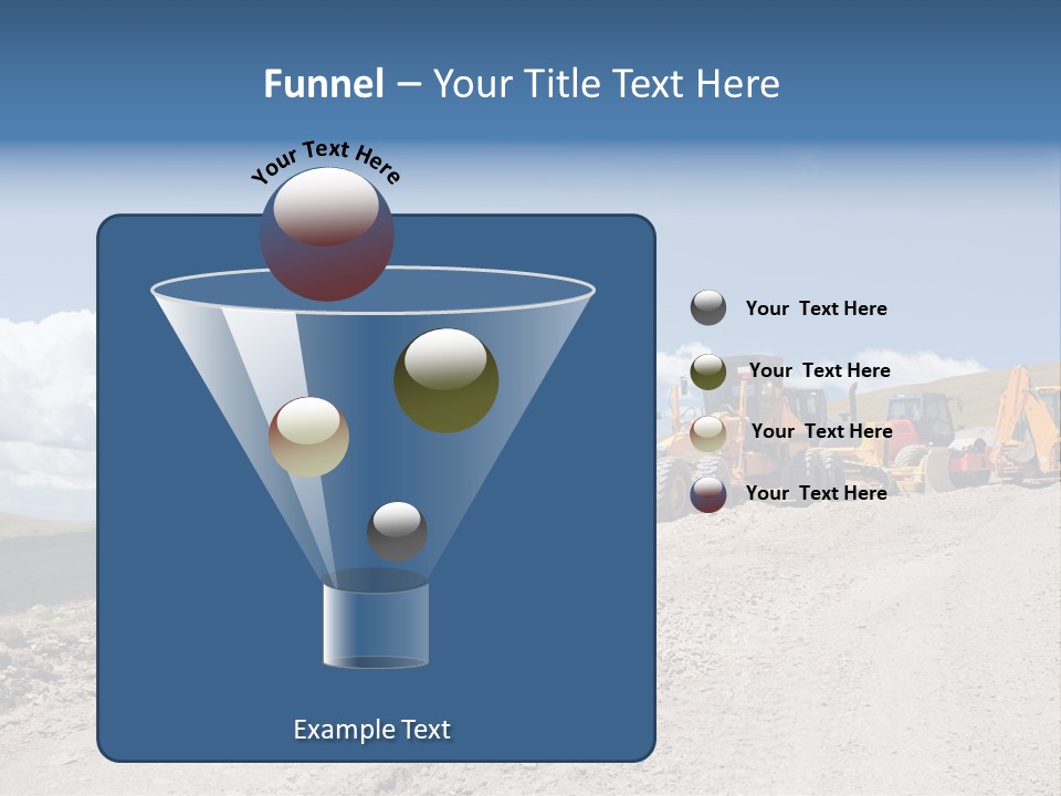 Machinery Work Earth PowerPoint Template